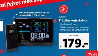 Lidl Trådløs vejrstation tilbud