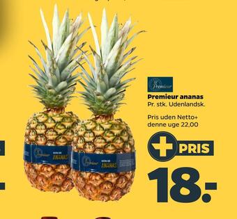 Netto Premieur ananas tilbud