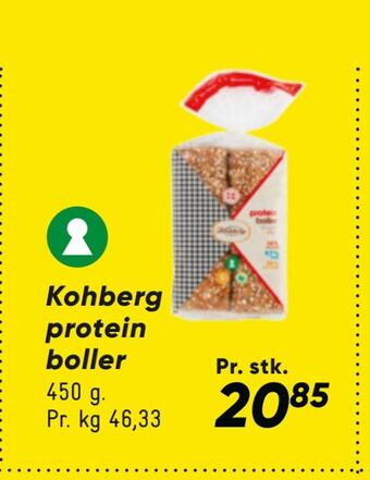 Bilka Kohberg protein boller tilbud