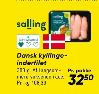Bilka Dansk kyllingeinderfilet tilbud