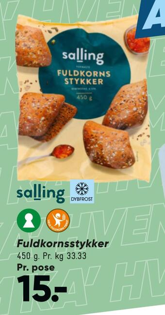 Bilka Fuldkorns stykker tilbud