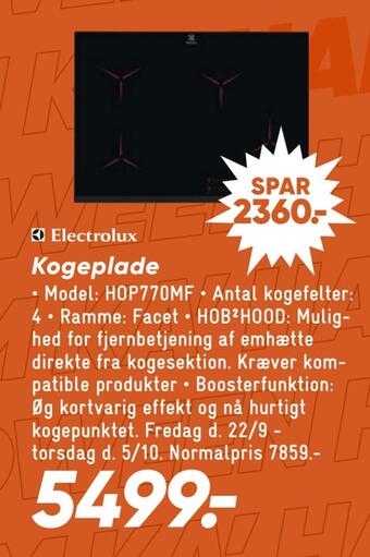 Bilka Kogeplade tilbud