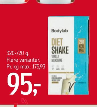 Føtex Nupo eller bodylab diet tilbud