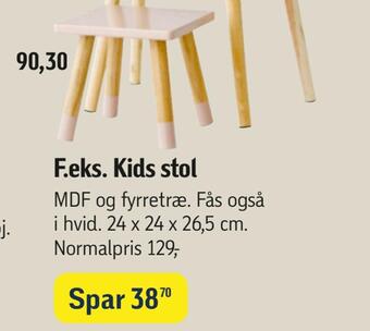 Føtex F.eks. kids stol tilbud