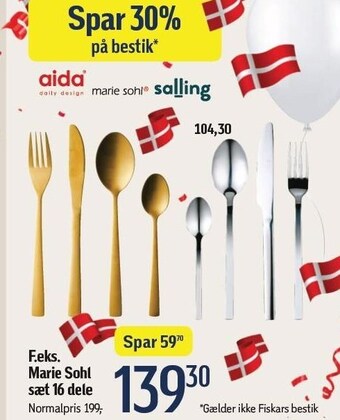 Spar 30% på bestik