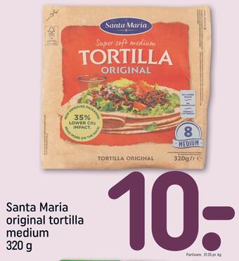 REMA 1000 Santa maria original tortilla medium tilbud