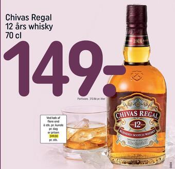 REMA 1000 Chivas regal 12 års whisky tilbud