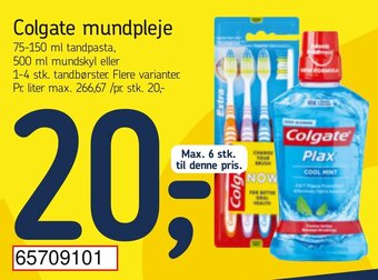 Føtex Colgate Mundpleje tilbud