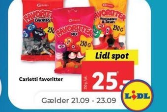 Netto Carletti favoritter tilbud