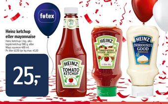 Føtex Heinz ketchup tilbud