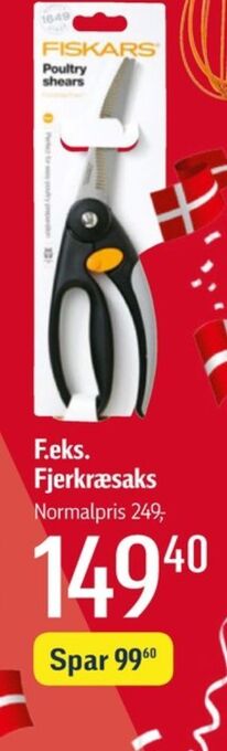 Føtex Fiskars fjerkræsaks tilbud
