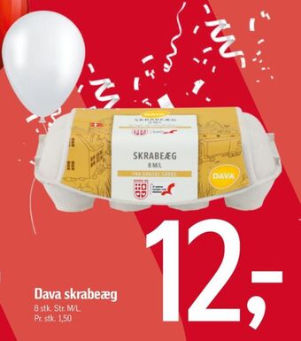 Føtex Dava foods skrabeæg m/l tilbud
