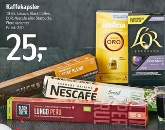 Føtex House blend lungo kaffekapsler tilbud