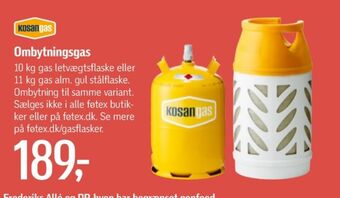 Føtex Kosan gasflaske tilbud