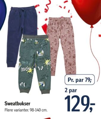 Føtex Vrs kids sweatbukser tilbud
