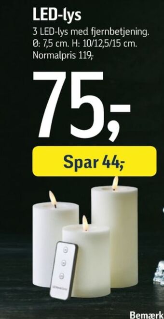 Føtex Ukendt batterilys tilbud
