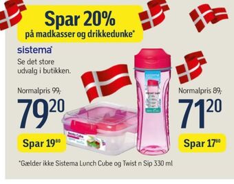 Føtex Sistema drikkedunk tilbud