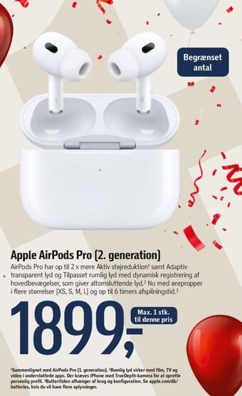 Føtex Apple headset tilbud