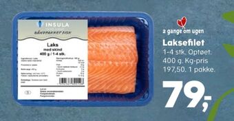 SuperBrugsen Insula laksefilet tilbud