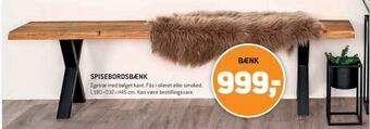 XL-BYG Ukendt bænk tilbud