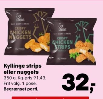 Kykling kyllingenuggets