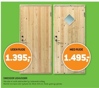 Swedoor dør