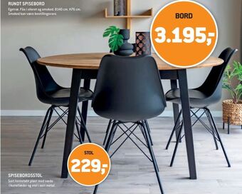 XL-BYG Ukendt spisebord tilbud