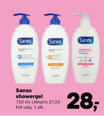 SuperBrugsen Sanex bodyshampoo tilbud