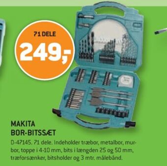 Makita borsæt