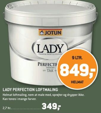 XL-BYG Lady maling tilbud