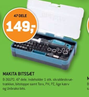 Makita bitssæt