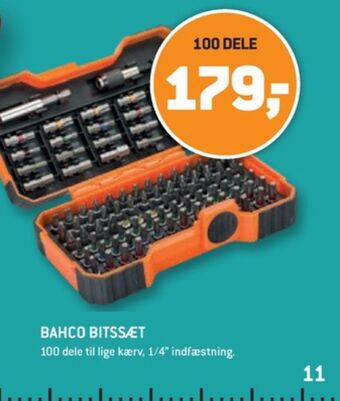 XL-BYG Bahco bitssæt tilbud