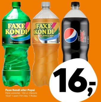 SuperBrugsen Faxe kondi sportssodavand tilbud