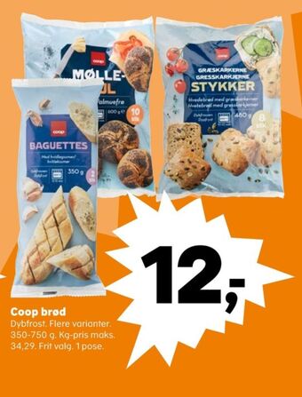 Kvickly Coop baguettes tilbud