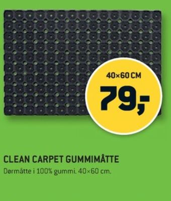 XL-BYG Clean carpet dørmåtte tilbud
