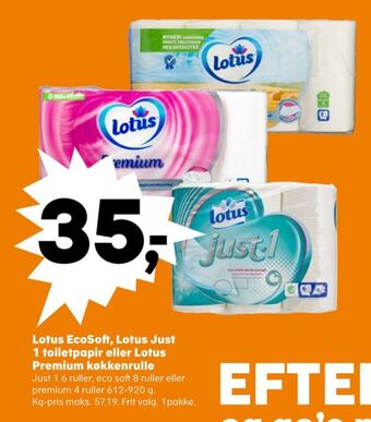 SuperBrugsen Ecosoft toiletpapir tilbud