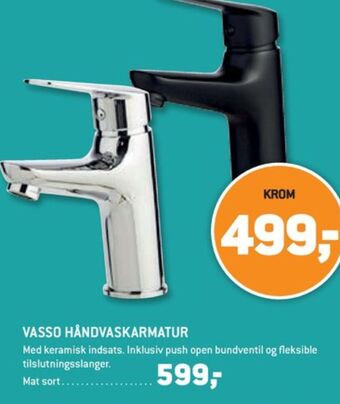 XL-BYG Vasso håndvaskarmatur tilbud