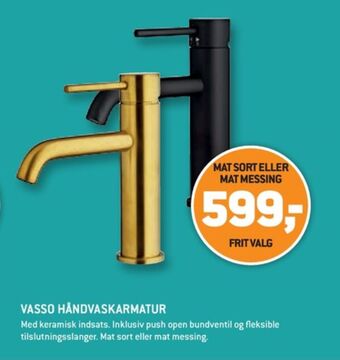 XL-BYG Vasso håndvaskarmatur tilbud