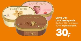 Kvickly Carte d'or is tilbud