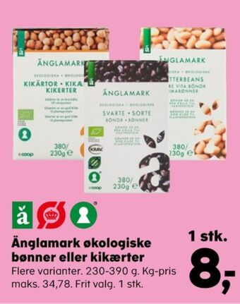 SuperBrugsen Änglamark bønner tilbud