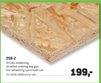 XL-BYG Ukendt osb plade tilbud