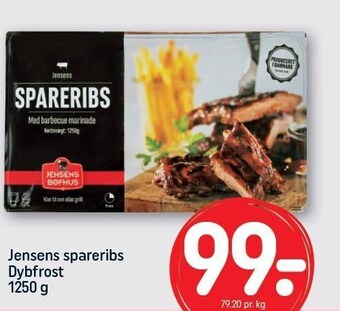 REMA 1000 Jensens spareribs tilbud