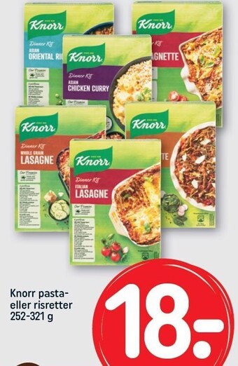 REMA 1000 Knorr pasta- eller risretter tilbud