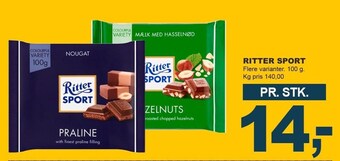 Let-Køb Ritter sport tilbud