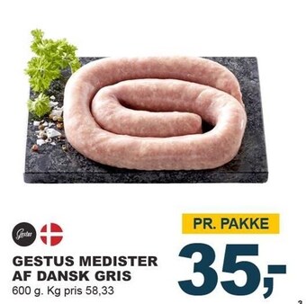 Let-Køb Gestus medister af dansk gris tilbud