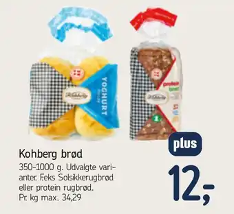 Føtex Kohberg Brød 350-1000g tilbud