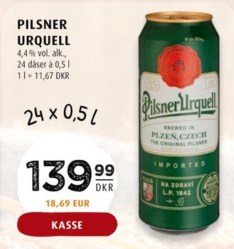 Scandinavian Park Pilsner urquell tilbud