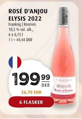 Scandinavian Park Rosé d'anjou elysis 2022 tilbud