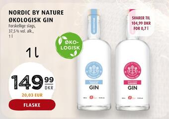 Scandinavian Park Nordic by nature økologisk gin tilbud