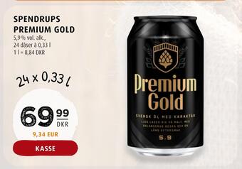 Scandinavian Park Spendrups premium gold tilbud